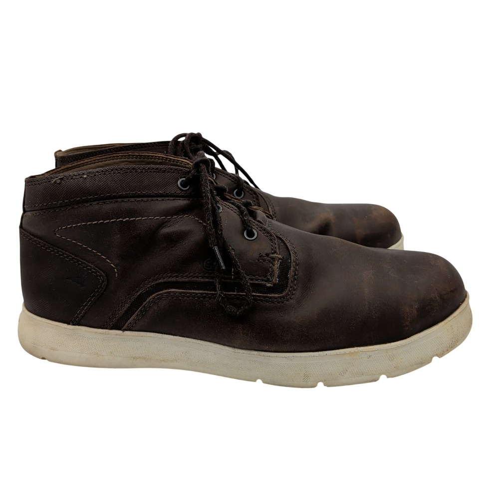 Red Wing 6719 Mens Brown Leather Safety Toe Chukka Work Boots Size 12 E2 Wide